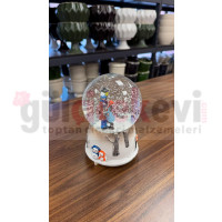 Işıklı Müzikli Kar Küresi -1